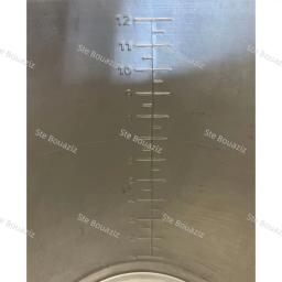 seau seau aluminuim avec bec verseur 12L