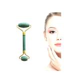 massage Rouleau visage en pierre turquoise foncé