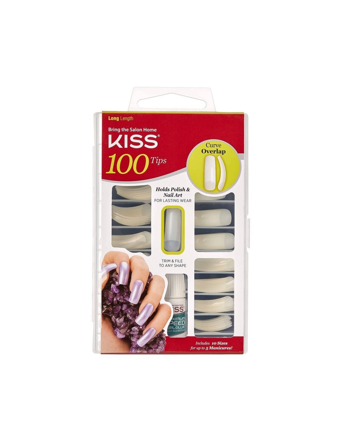faux ongles full cover cuver overlap 100ps08 kiss
