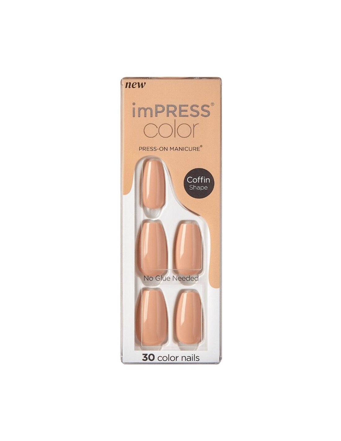 Faux ongles impress Latte IMC506C Kiss new york