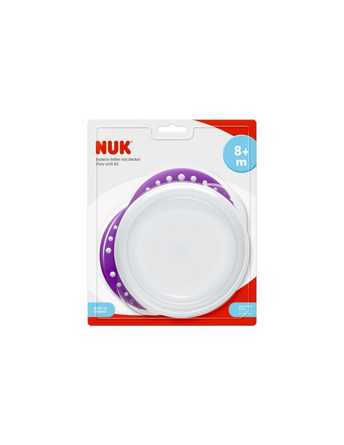 NUK Assiette bébé à bords relevés