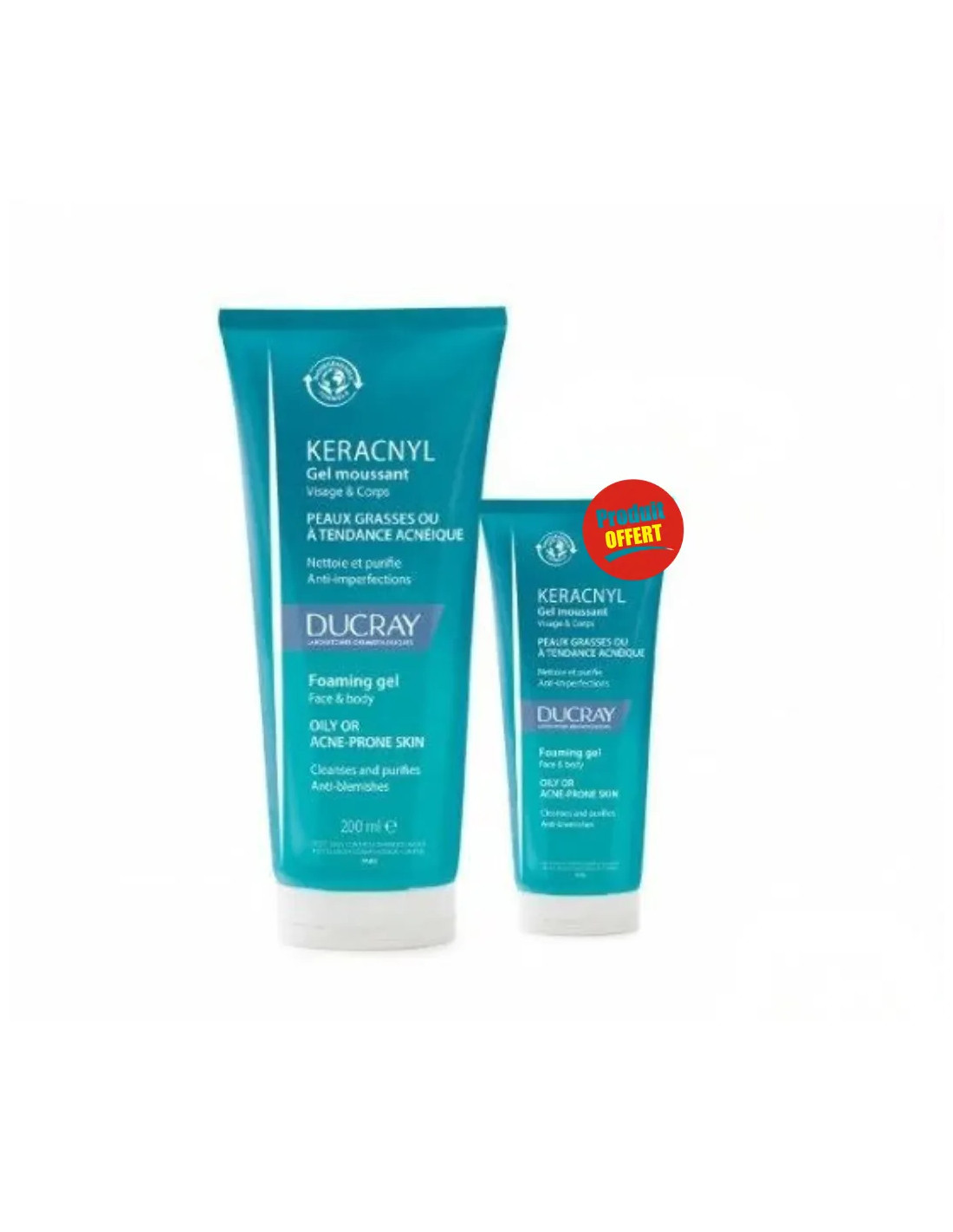 Ducray KERACNYL GEL MOUSSANT + GEL 40ML