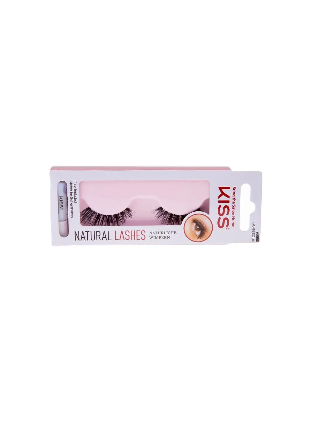 KISS Natural Lashes Gorgeous KEH04C 1 paire de faux cils