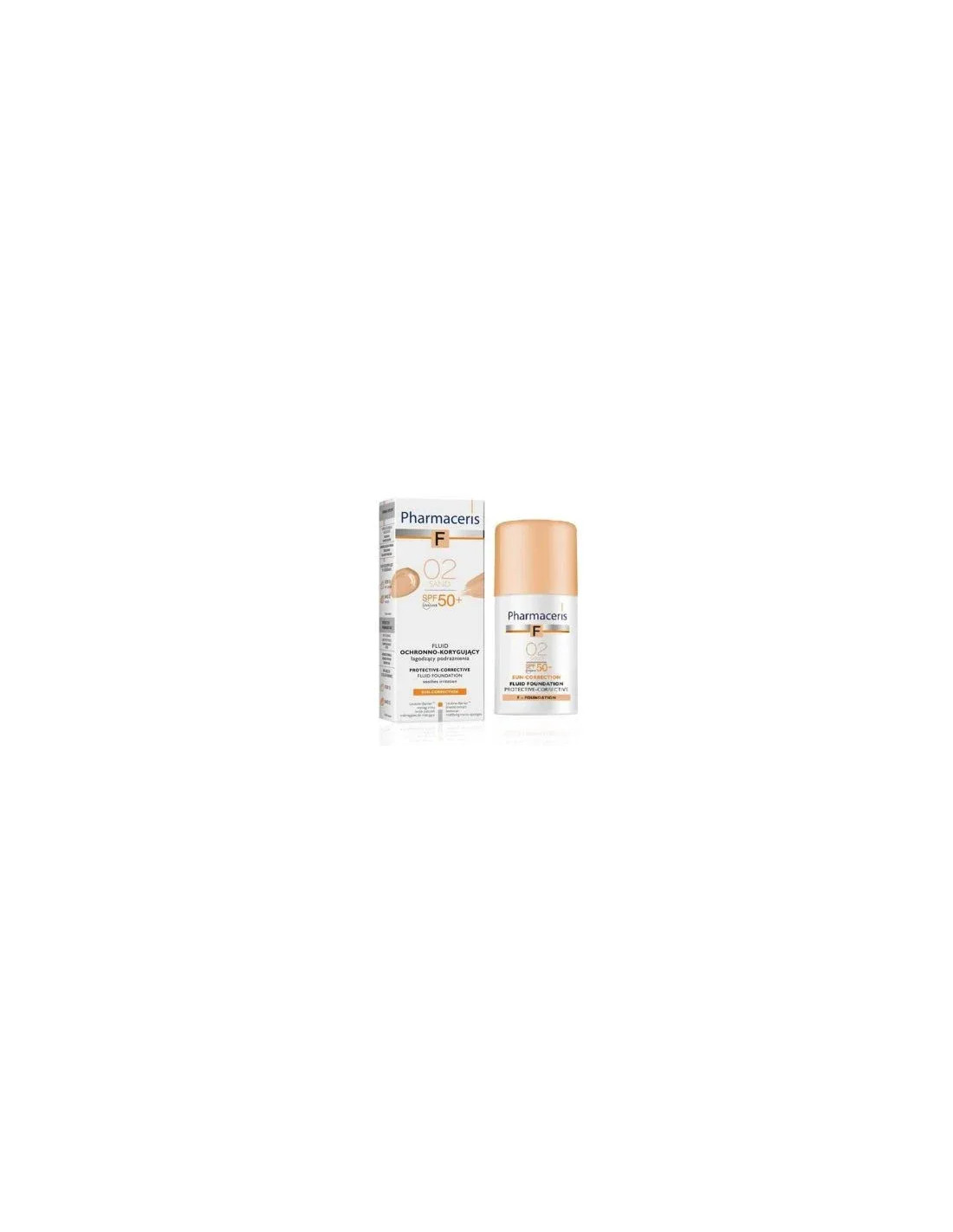Pharmaceris F fluid fondation spf50+ sand 02