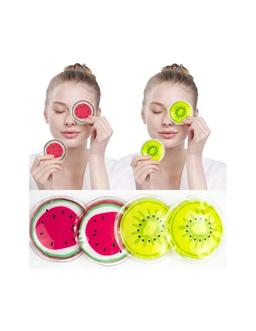 Patchs froids réutilisables en gel pour le contour des yeux