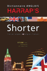 Harrap’s Shorter Dictionnaire anglais-francais francais-anglais 9e