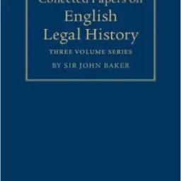 Collected Papers on English Legal History 3 Volume Set Box