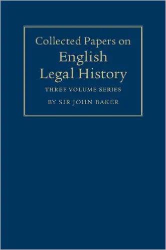 Collected Papers on English Legal History 3 Volume Set Box