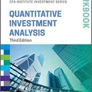 Fixed Income Analysis Workbook