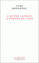 Langue a portee de voix Essai sur la traduction de la poesie