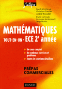 Mathematiques Tout-en-Un ECE 2e annee Cours exercices corriges