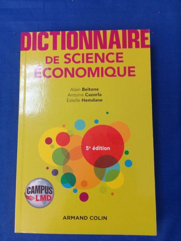 Dictionnaire de science économique