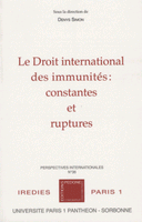 international des immunités : constantes ruptures