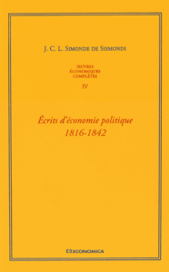 Oeuvres économiques complètes Tome 4, Ecrits d’économie politique