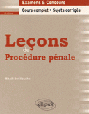 Leçons de procédure pénale 2e édition