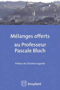 offerts au professeur Pascale Bloch