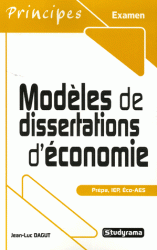 Modeles de dissertations d’economie