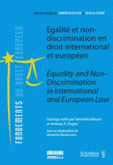 Egalité non-discrimination en droit européen bilingue français-anglais