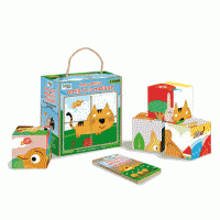 petits amis de la maison 4 cubes un livre