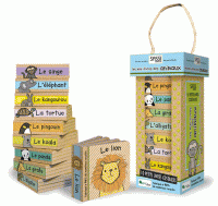 mini-livres des animaux Le panda, le koala, l’alligator, le kangourou, l’éléphant, le pingouin, le lion, le singe, la girafe, la tortue