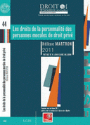 droits de la personnalité des personnes morales de droit privé