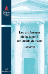 professeurs de la faculte des droits de Paris