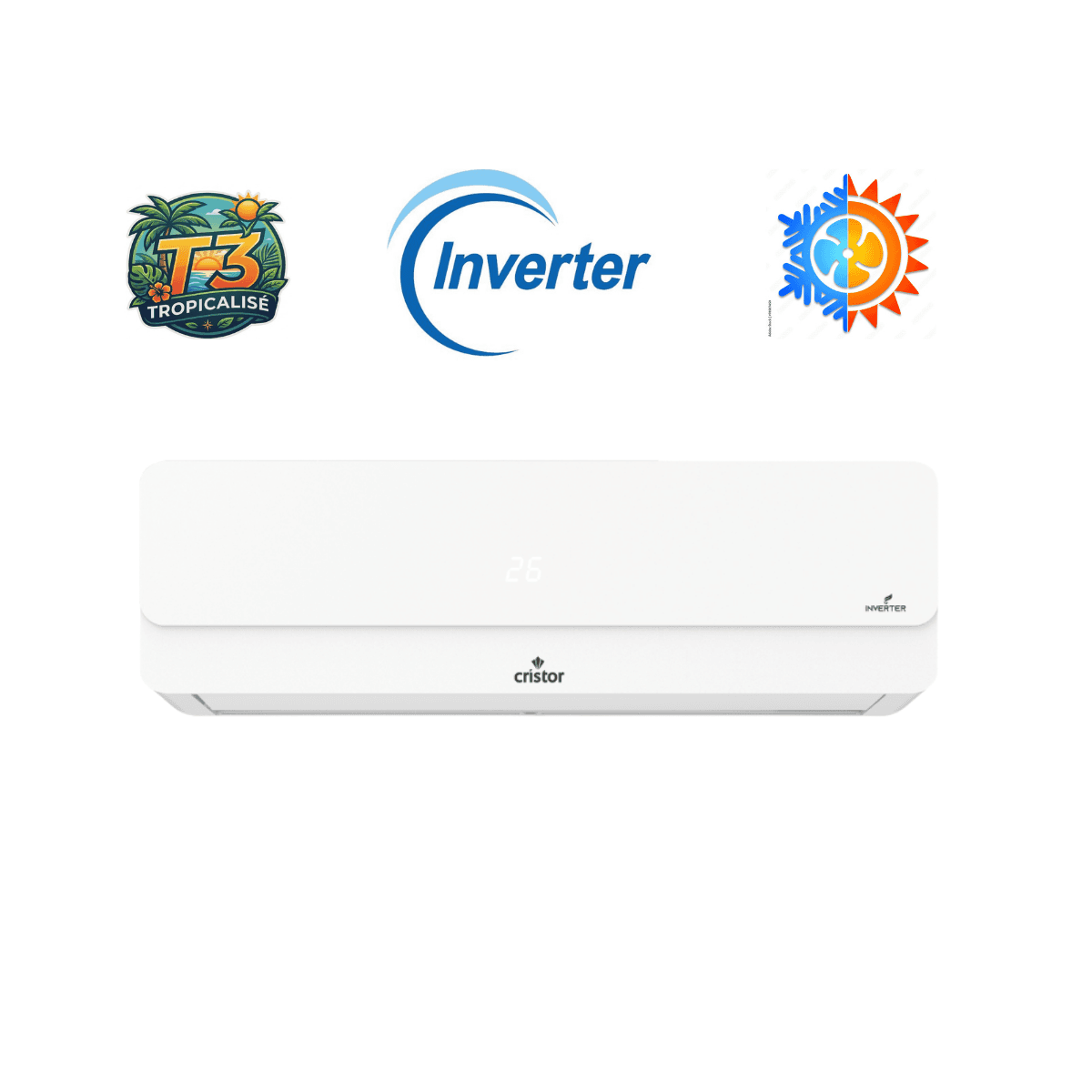 CRISTOR 18000btu M4i T3 inverter C F