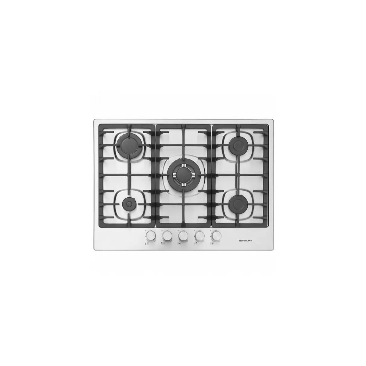 Silverline Plaque 70cm 5f Inox AS5382X01.FFD