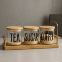 Ensemble de 3 Boîtes en Verre