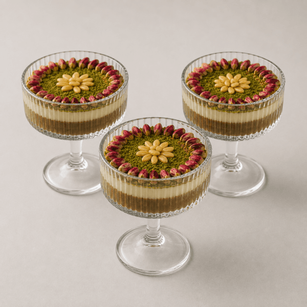 NEST Lot de 3 Coupes à Dessert en Verre Transparent