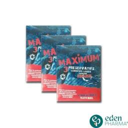 MAXIMUM Preservatif Parfum Fraise Bt 3