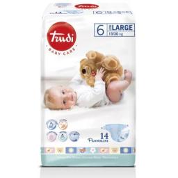 Trudi Baby Couche Extra Large 15 30kg Taille 6 Boite 14