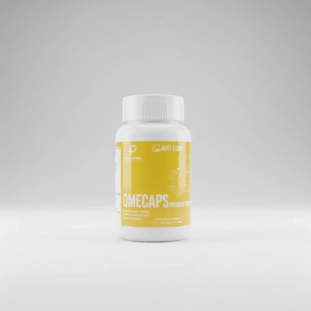 PHARMAVERA Omecaps Premium 30 Capsules Molles Goût Citron