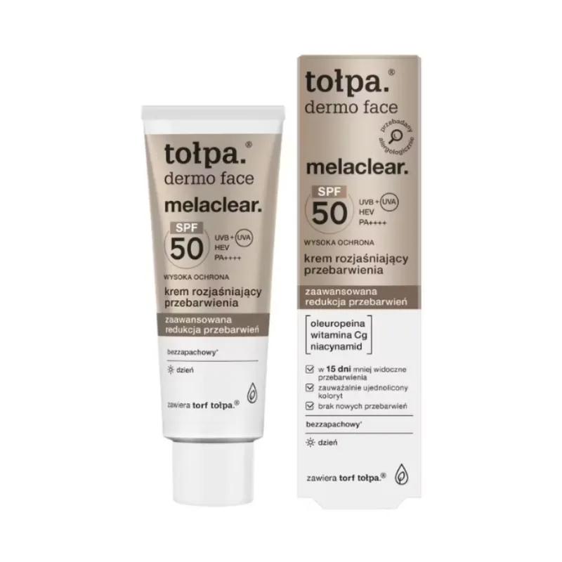 TOLPA  DERMO FACE MELACLEAR SPF50 ECLAIRCISSANTE ANTI TACHES