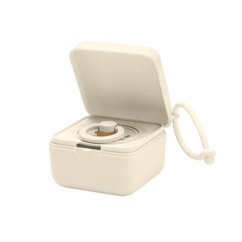 Bibs PACIFIER BOX BOITE A SUCETTES IVORY