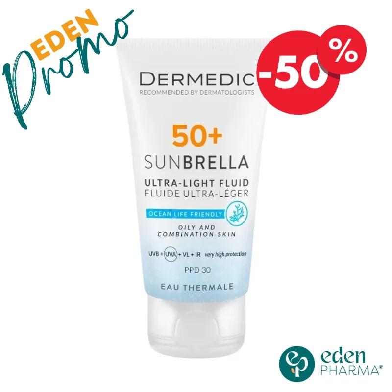 Dermedic Sunbrella Ecran SPF50+ Peaux Mixtes à Grasses