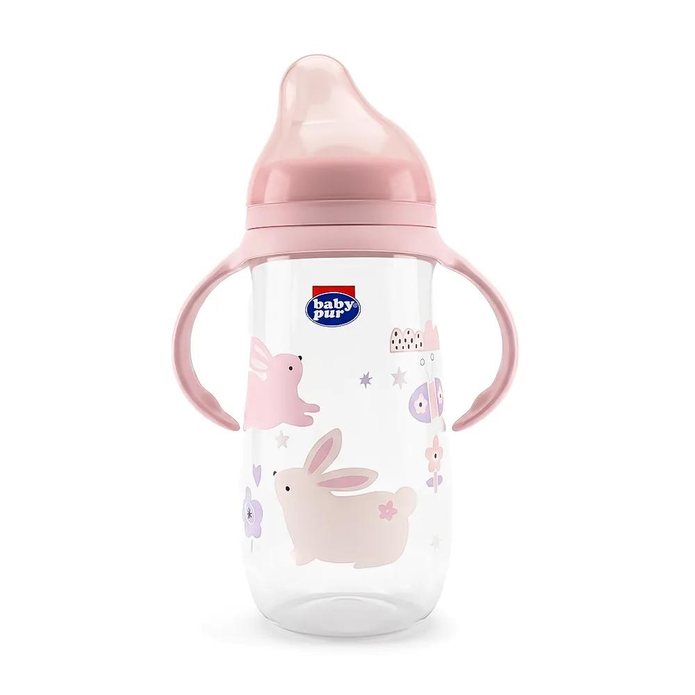 Baby Pur Pur Biberon Angulaire Large en Plastique