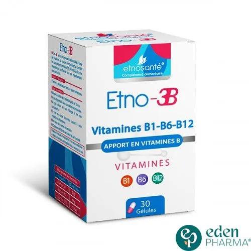 Etnosante Etno-3b Apport en Vitamines B 30 Gelules