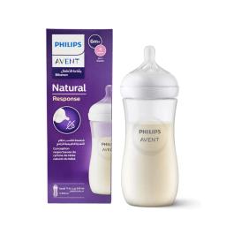 Avent BIBERON NATURAL RESPONSE EN PLASTIQUE 6MOIS+ DEBIT RAPIDE SCF906 01