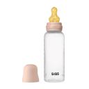 BIBS BIBERON BOTTLE LATEX MEDIUM FLOW BLUSH