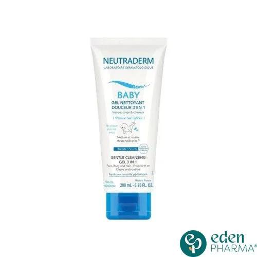Neutraderm Baby Gel Nettoyant Douceur 3 en 1