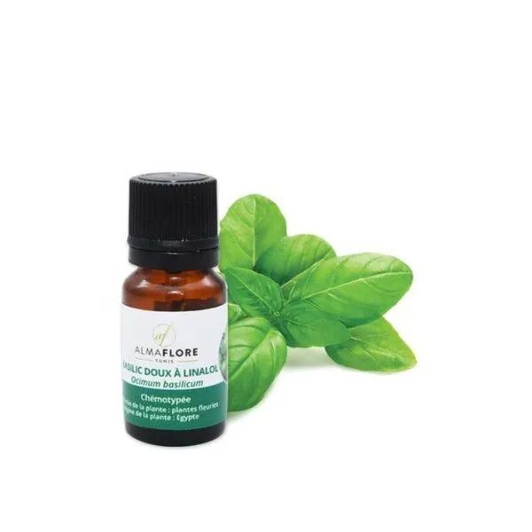 Almaflore Huile Essentielle de Basilic Doux الحبق