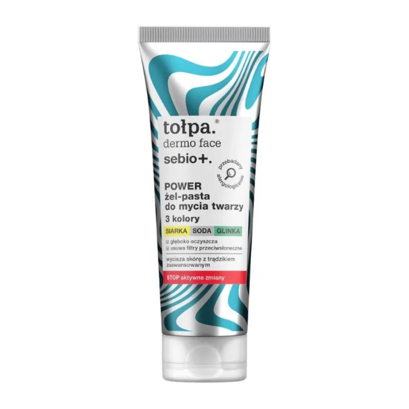 TOLPA  DERMO FACE SEBIO+ POWER GEL-PÂTE VISAGE NETTOYANT ANTI IMPERFECTIONS
