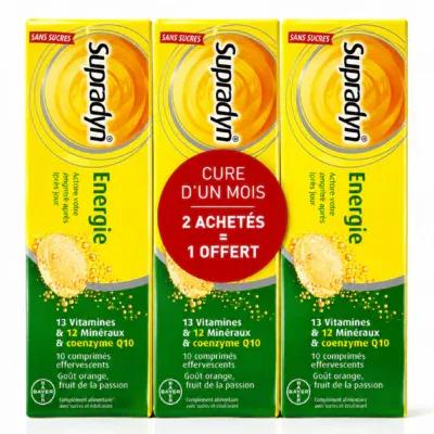 SUPRADYN  PACK ENERGIE EFFERVESCENTS B 10 LOT 2+1