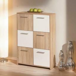 Commode avec 6 portes bois