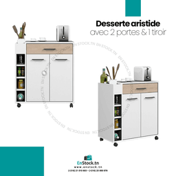 Desserte 2 Portes 1 Tiroir