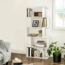 Géométrique Blanche 160 cm Design Moderne