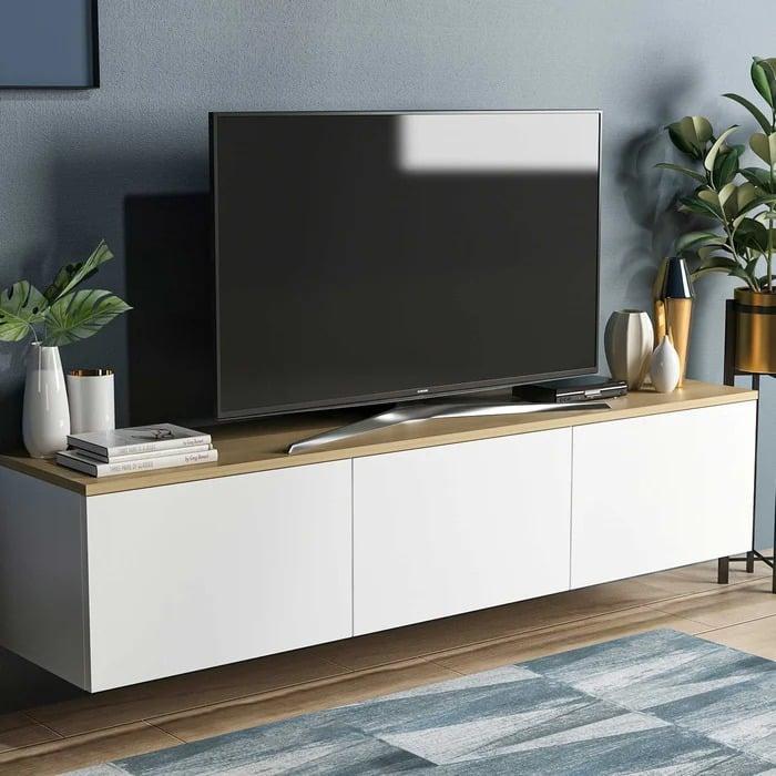 Suspendu Meuble 160 cm Bois Mural Moderne
