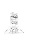 Echafaudage LN 650 PROTUBE Alu. PROFESSIONNEL 6.5MT 8.5MT