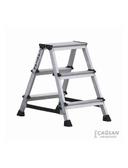 ALUMINIUM Escabeau 2 COTES 3 MARCHES OL3